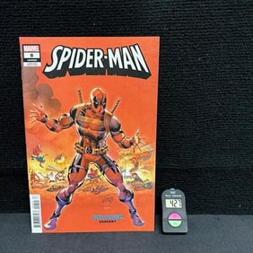 Spider-man 8 Liefeld Deadpool Homage Variant Cover
