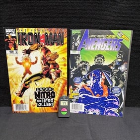 Iron man & Avengers $1.95 Newsstand Edition Comics