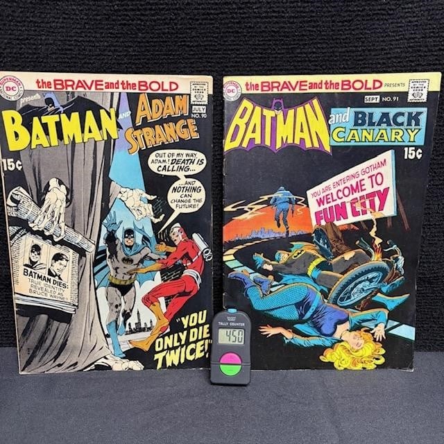 Brave & the Bold Feat. Batman 90 & 90 Comics: We are a veteran owned company. Please look at the Photos Carefully to determine condition of lot. All lots sold as is. Please message if you have any questions. By placing a bid, you agree to the ter