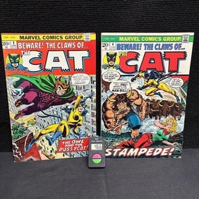 Cat 2 & 4 Marvel Bronze Age 1st Series Comics
