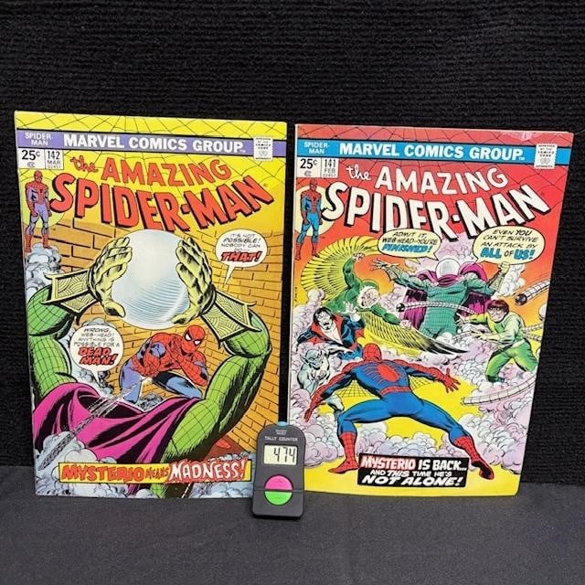 Amazing Spider-man 141-142 Key Bronze Age Comics: We are a veteran owned company. Please look at the Photos Carefully to determine condition of lot. All lots sold as is. Please message if you have any questions. By placing a bid, you agree to the ter