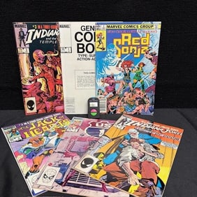 Marvel Comics Lot w/Indiana Jones, Red Sonja