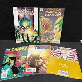 Captain Marvel & Thanos Modern Marvel Age Comics