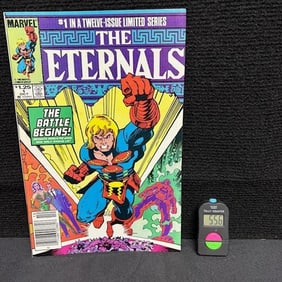 Eternals 1 Copper Age Marvel Comic Newsstand Ed.