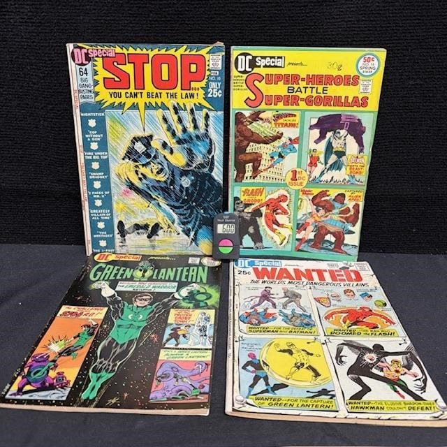 DC Special Bronze Age w/You Cant Stop the Law: We are a veteran owned company. Please look at the Photos Carefully to determine condition of lot. All lots sold as is. Please message if you have any questions. By placing a bid, you agree to the ter