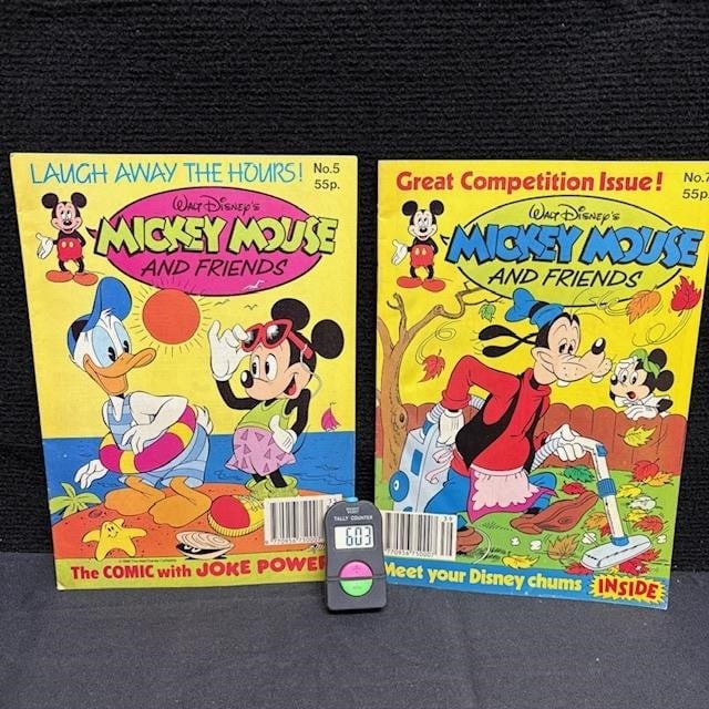Mickey Mouse & Friends UK Comics: We are a veteran owned company. Please look at the Photos Carefully to determine condition of lot. All lots sold as is. Please message if you have any questions. By placing a bid, you agree to the ter