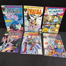 Dracula Cable + Foil Comics