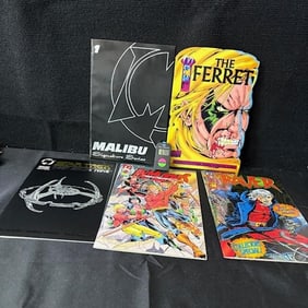 Malibu Comic Lot w/Star Trek Ferret +