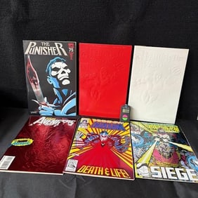 Punisher Fantastic Four + Key Copper Age Comics