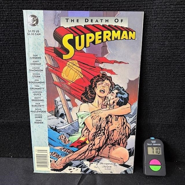 Death of Superman Newsstand Edition Omnibus: We are a veteran owned company. Please look at the Photos Carefully to determine condition of lot. All lots sold as is. Please message if you have any questions. By placing a bid, you agree to the ter