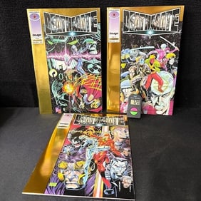 Group of Deathmate Gold Edition Comics