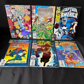 Marvel Comic Lot w/ Silver Surfer & Spider-man