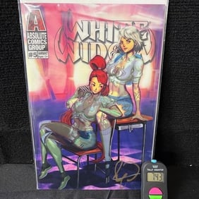 Signed Benny Powell White Widow Comic