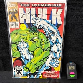 Peter David & Jan Duursema Signed Hulk 401 Comic