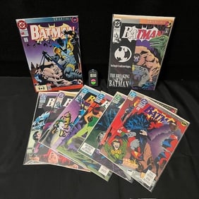 Batman 1st Series Comic Lot w/ Bane Keys