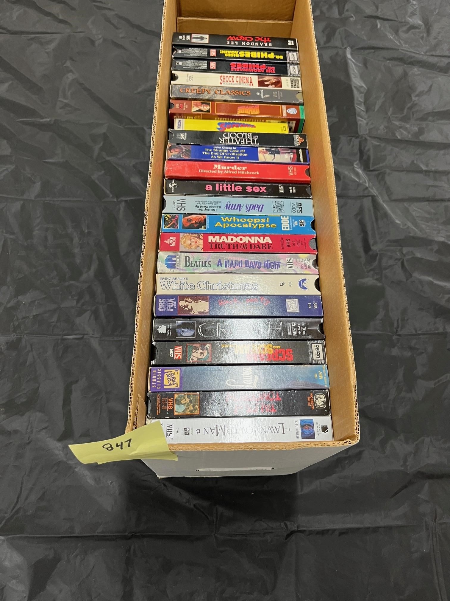 Huge Box of VHS w/ Crow, Rare Horror & Beta (1 of 7)