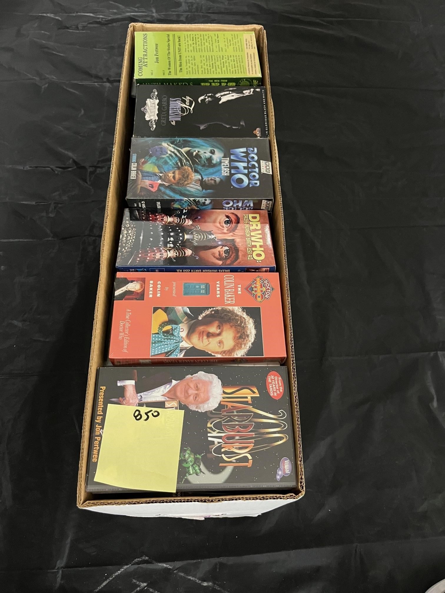 HUGE VHS Lot w/Dr. Who Unopened (1 of 5)