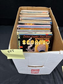 Magazine Box w/Marvel Mags, + Misc. Titles