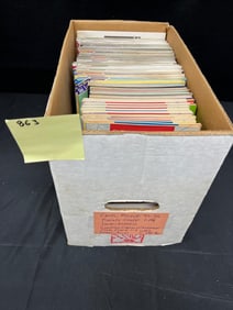 Magazine Short Box filled with Comic Fanzines +