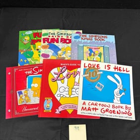 Matt Groening Books w/Simpsons