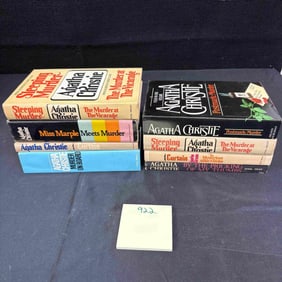 Vintage Agatha Christie Hard Cover Books