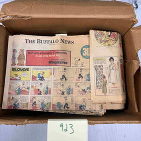 Huge Box of Comic Pages Circa 1970's