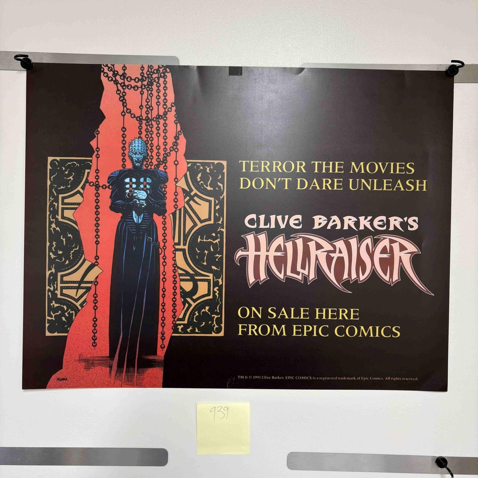 Hellraiser Backlight On Sale Here Store Display (1 of 2)