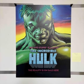 Hulk Backlight Store Display Sign