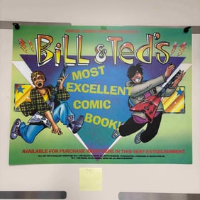 Bill & Ted's On Sale Here Backlight Store Display