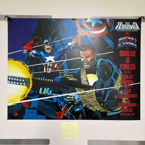 Punisher & CAP Backlight Store Display Poster