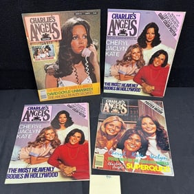 Charlies Angels Poster Book Lot w#1 Issue Xs