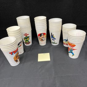 1975 Marvel + 7-11 Slurpee Cup Lot Kirby +