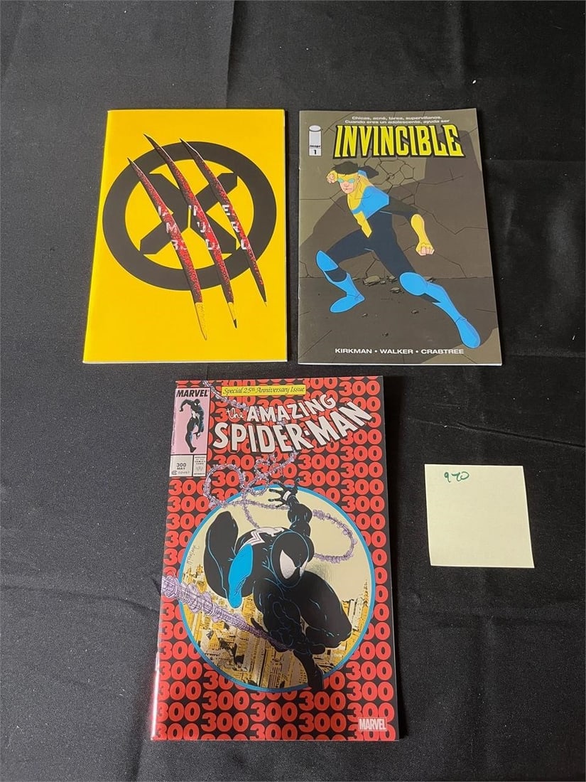 Modern Comics w/ Invincible 1 & ASM 300 Foils (1 of 1)