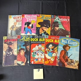 Dell Golden & Silver Age Comic Books w/Zorro
