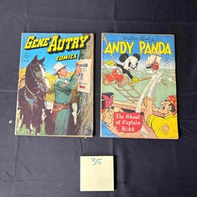 Four Color 100 & 154 Golden Age Dell Comics