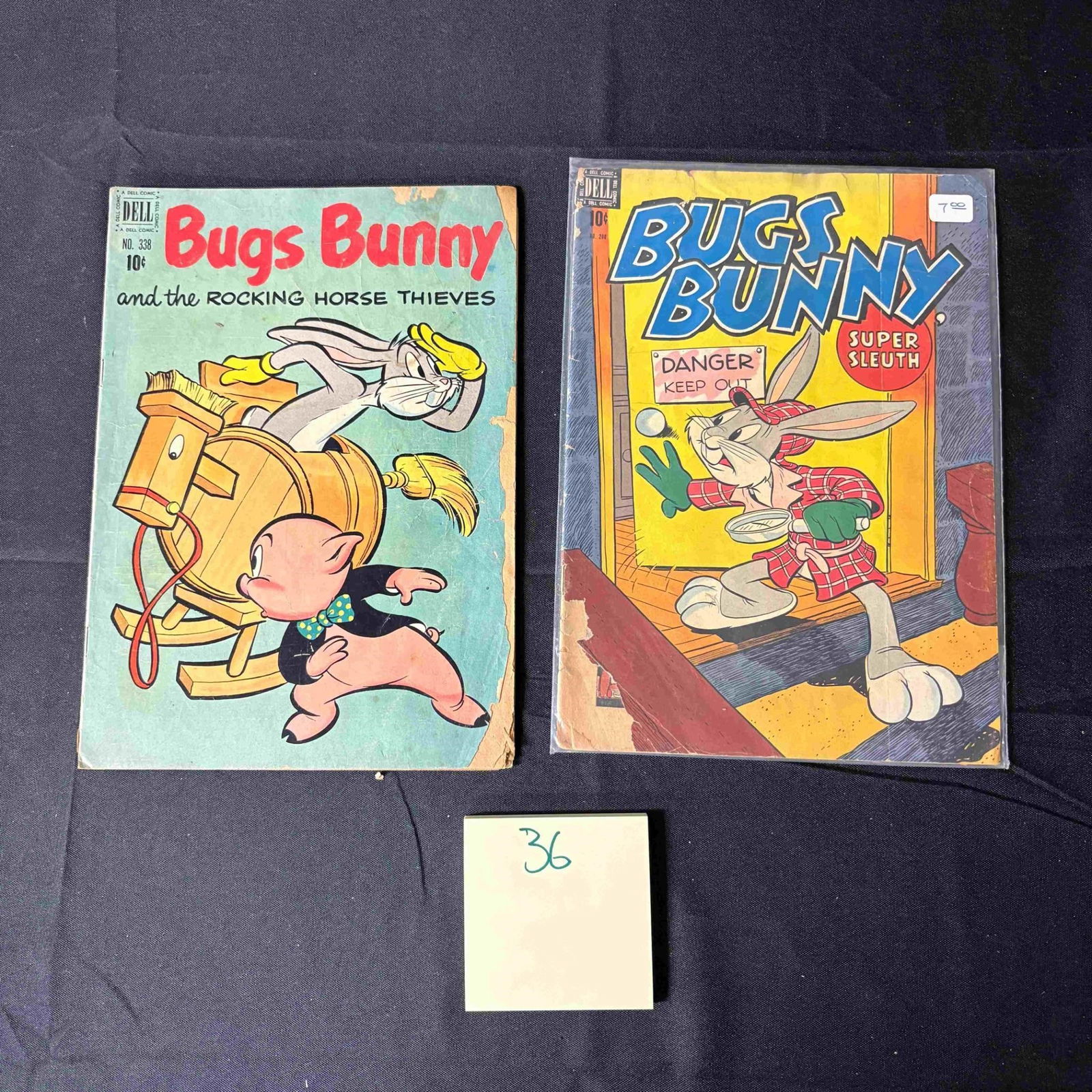 Four Color 200 & 338 Bugs Bunny Golden Age Comics (1 of 1)