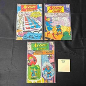 Action Comics DC Silver Age 3 Comic Book Lot