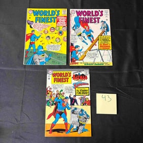 World's Finest 150, 153, 163 DC Silver Age Comics
