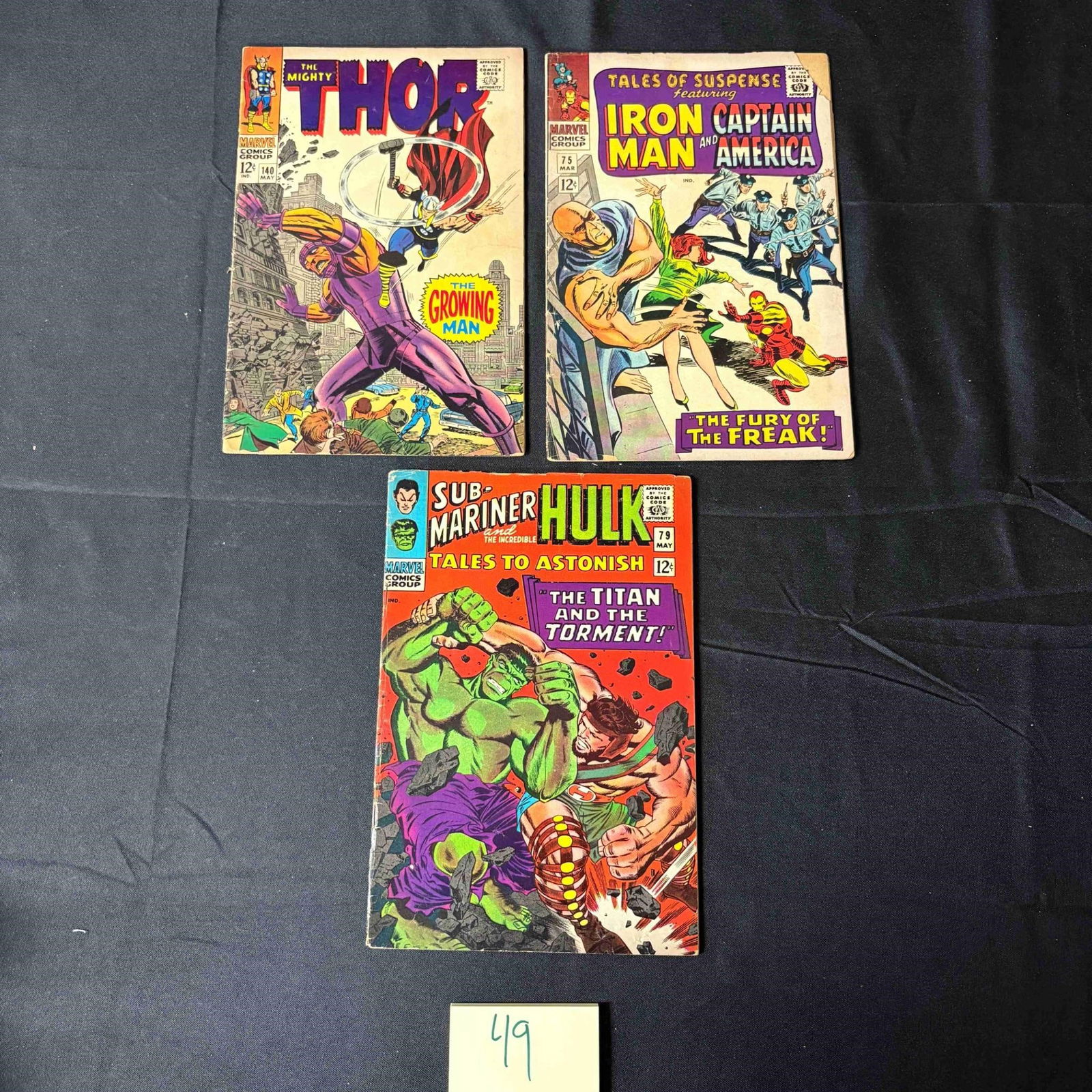Marvel Silver Age Comic Books w/ Thor (1 of 2)