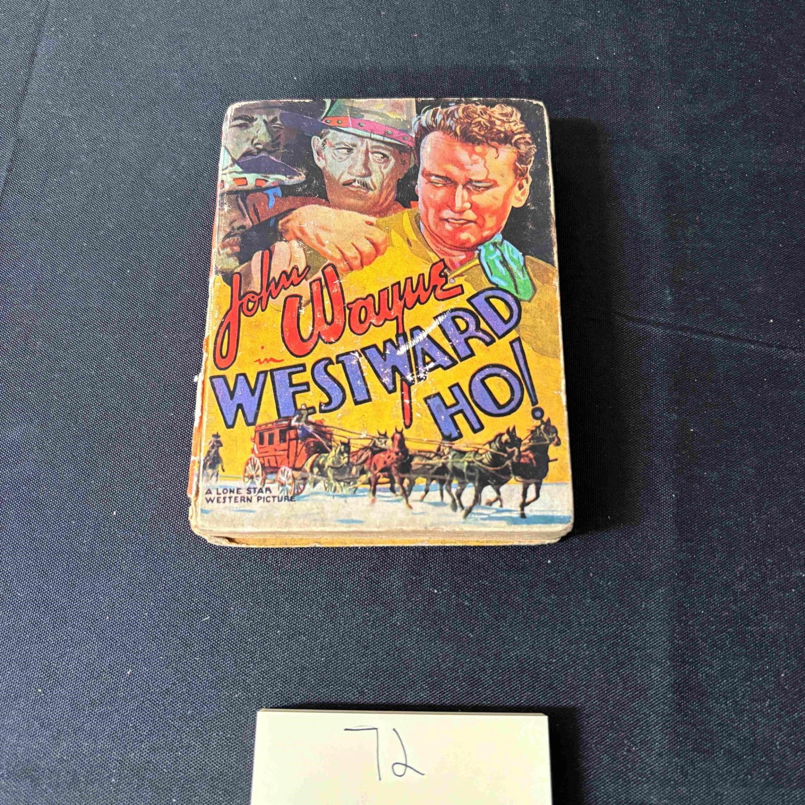 John Wayne Westward Ho! Platinum Age Little Book: Please look at photos carefully. All sales are final. Items sold as is. We offer virtual and in person previews of any lots up until auction day. By placing a bid you agree to allow us to charge the c