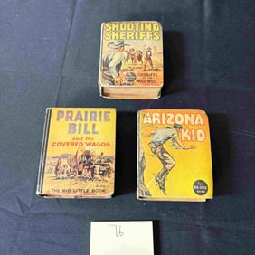 Western Platinum Age Little Books Group of 3