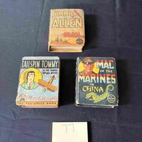 Military Platinum Age Little Books Group of 3