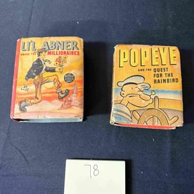 Lil Abner & Popeye Platinum Age Little Books