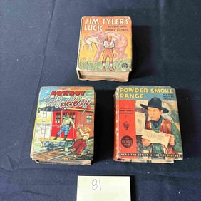 Western Platinum Age Little Books Group of 3