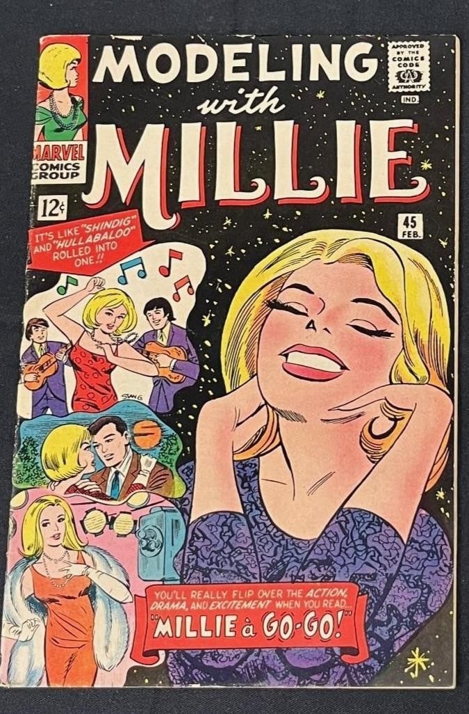 Modeling with Millie 45 Marvel Silver Age Comic (1 of 2)