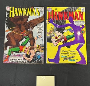 Hawkman 5 & 6 DC Silver Age Comic Books