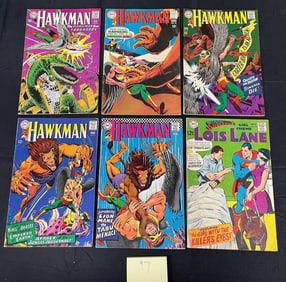 Hawkman DC Silver Age Group of 5 w/ Lois Lane