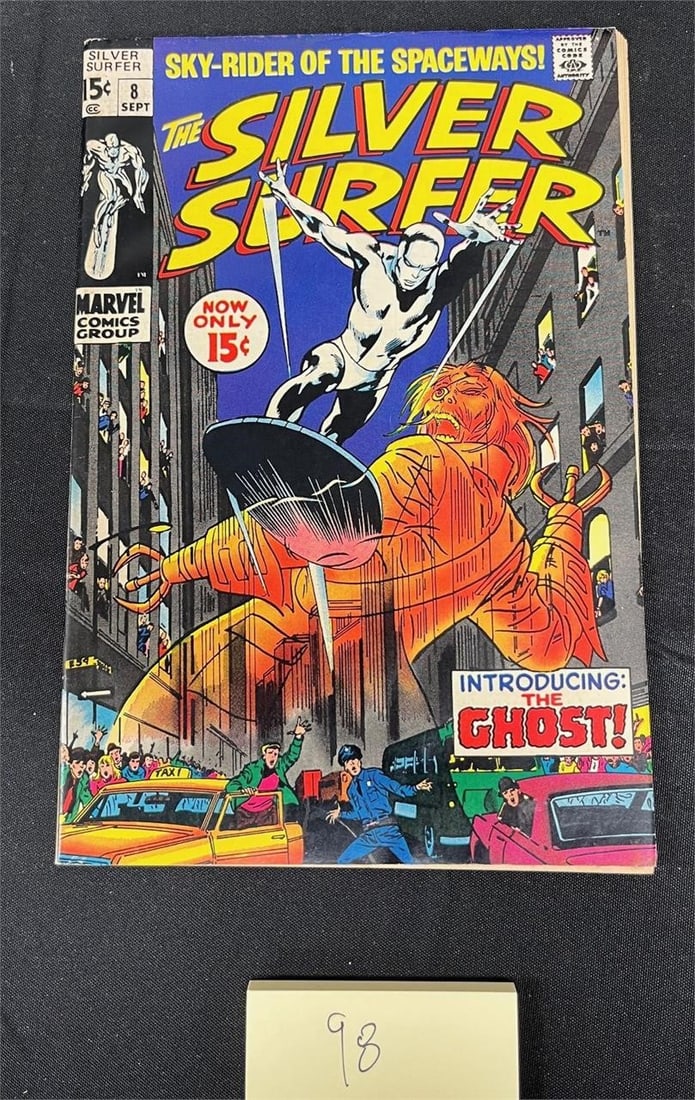 Silver Surfer 8 Marvel 1st Series Comic Book (1 of 2)