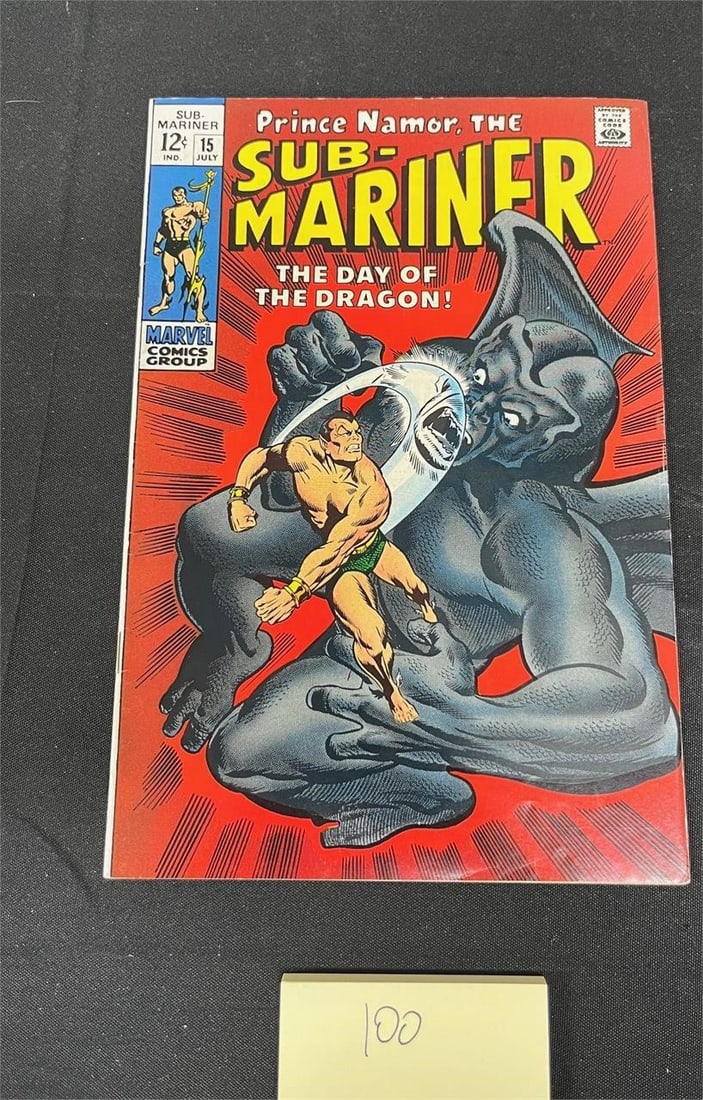 Sub-Mariner 15 Marvel Silver Age Comic Book (1 of 2)