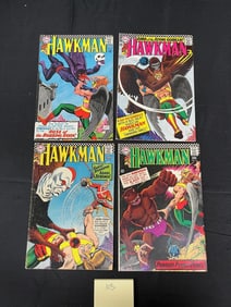 Hawkman 16-19 DC Silver Age Comic Books
